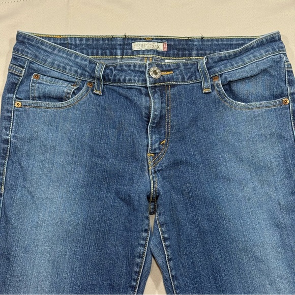Vtg Levi’s Women’s 518 Superlow Bootcut Denim Blue Jeans sz: 13M - Picture 5 of 6
